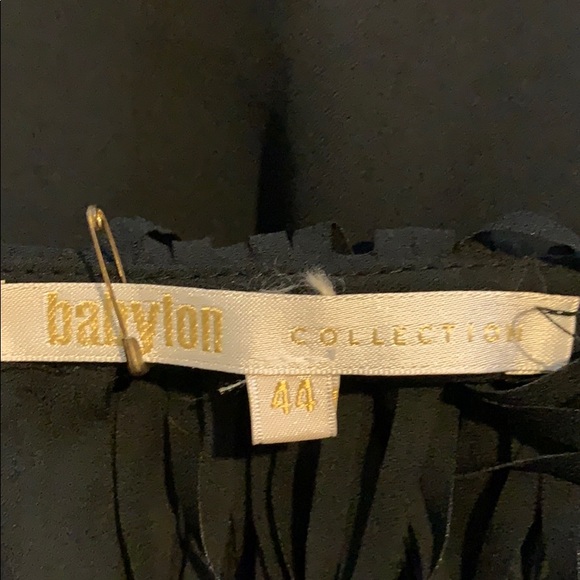 Babylon collection fringe cutout back double layer - Picture 4 of 11